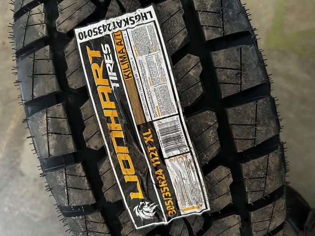 Lionhart tire detail at ABR Exclusives